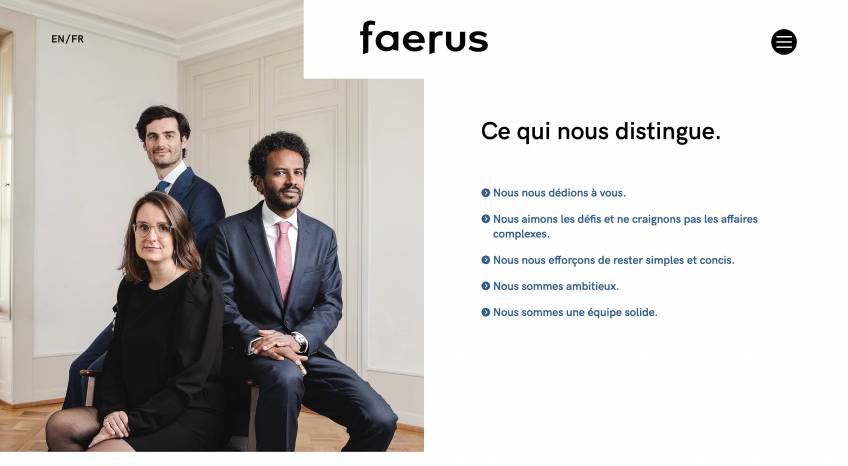 Faerus / Corporate Design and Website